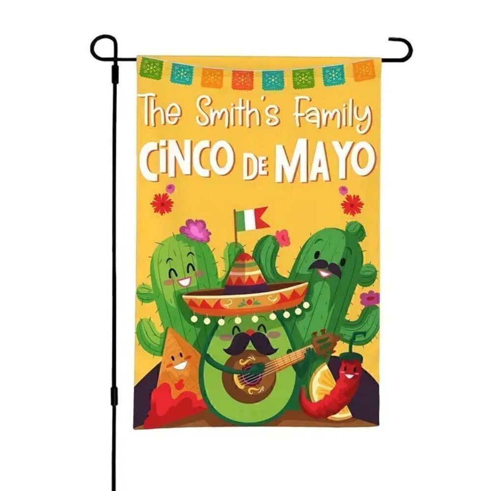 Cinco De Mayo Garden Flag Home Smith Casual Boho Holiday Outdoor Indoor Decor